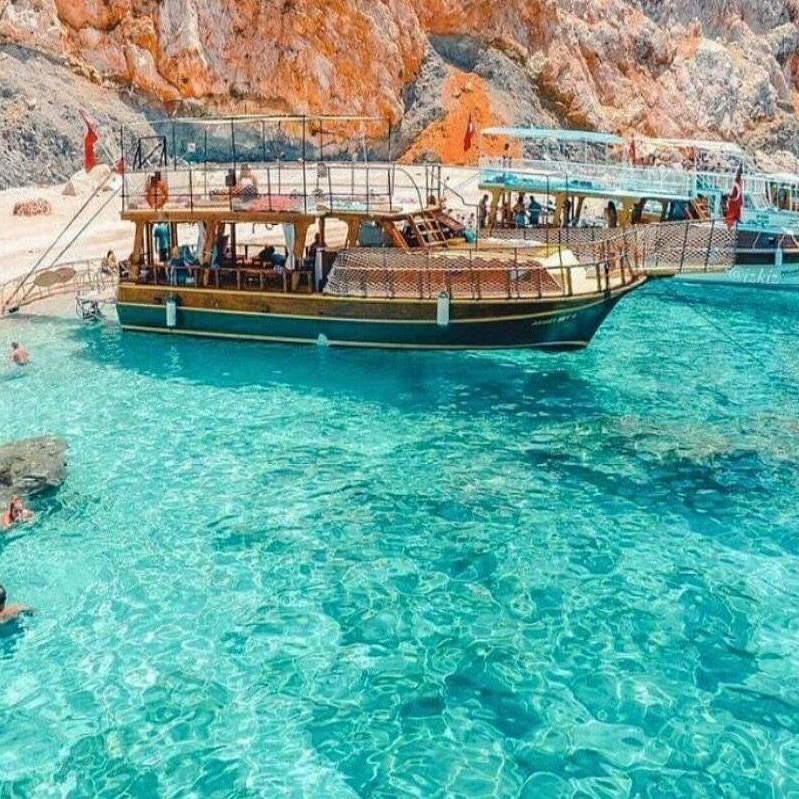 Suluada Boat Tour from Alanya Explore Crystal Waters